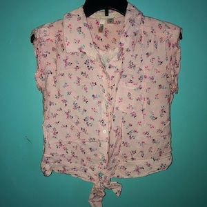 Floral, Button down shirt